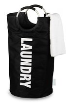 Panier à linge Wonair - Sac à linge - Pliable - 81L - Noir