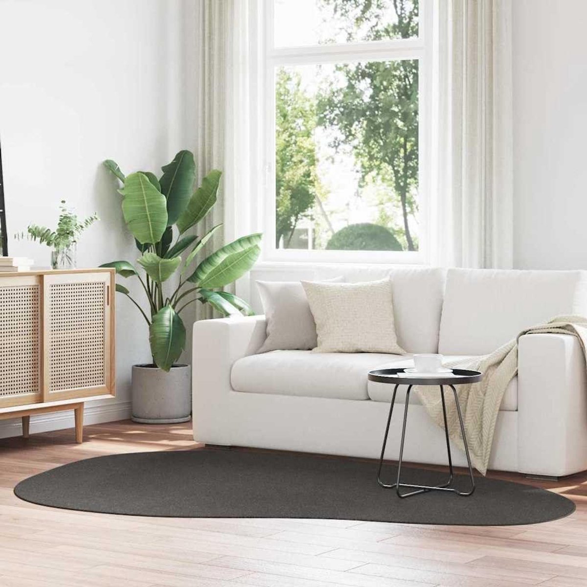 Vloerkleed - Tapijt vloerbedekking - Woonkamer inrichten - Machinewasbaar - 160 x 230 cm -