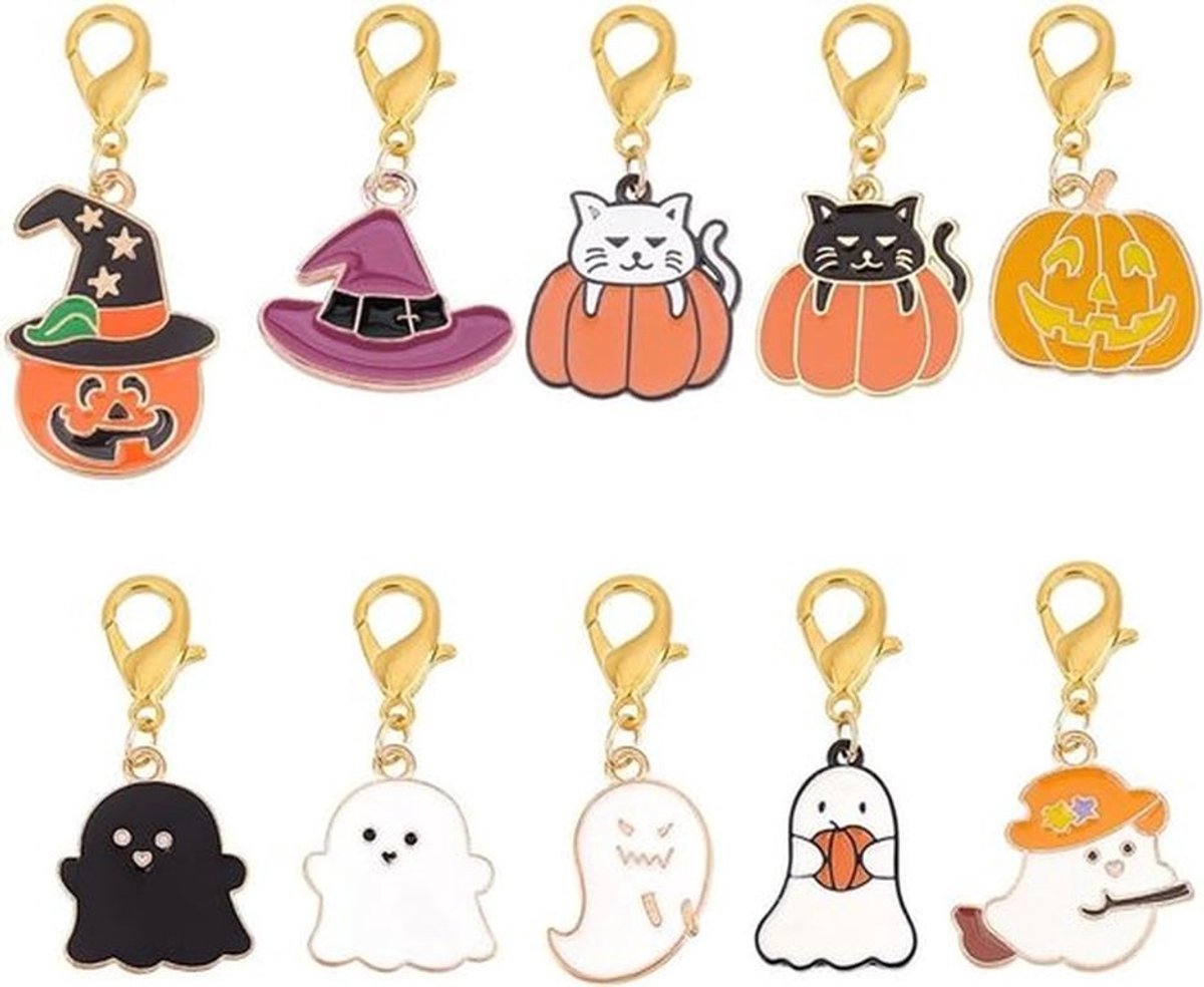 - Kattensteekmarkeerstiften - Handig - Diverse Kleuren - Breiaccessoire - 12 stuks - Geschikt voor Breien - Leuke Katten Design
