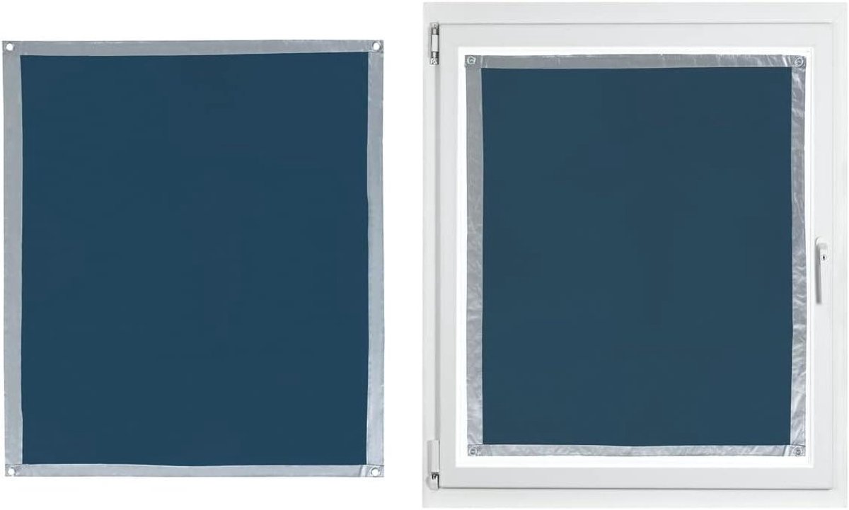 Raamfolie - Zonwering Raam - Inkijk & Zon Weren - Zonder Boren Montage - 94 x 114 cm - Mat
