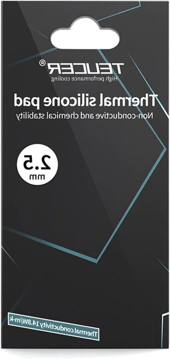 Koelpasta Pad - Thermische Pad Koelpad - Componenten Koelen - Hoge Warmtegeleiding - 85x45x2.5mm - Grijs