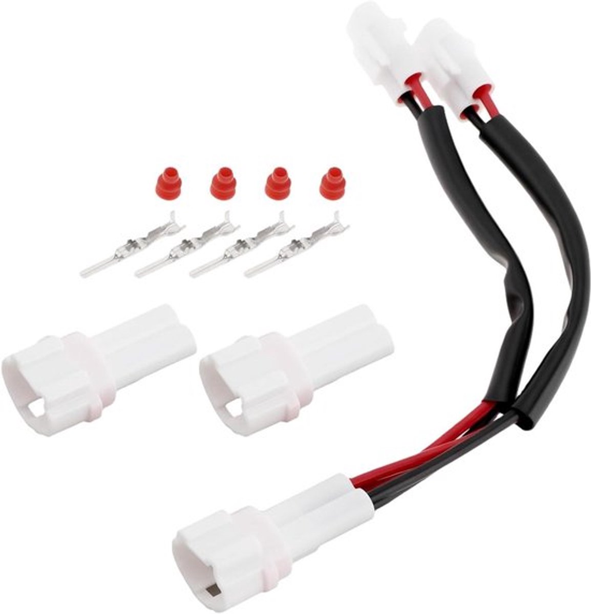 Stopcontact Twin Splitter voor Yamaha MT07 MT09 YZFR1 R1M R6 FZ07 FZ09 - Compatibel - Adapter - Accessoire