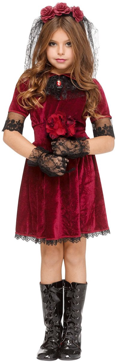 Gothic vampierbruid kostuum voor meisjes - Halloween Ghost