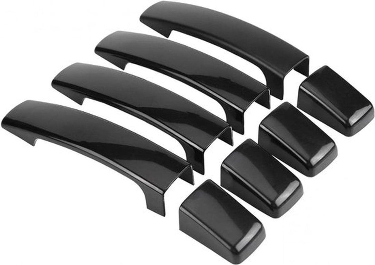 Glanzend zwarte exterieur deurklink cover set voor Range Rover Sport Discovery 3 Freelander 2 - 4 stuks