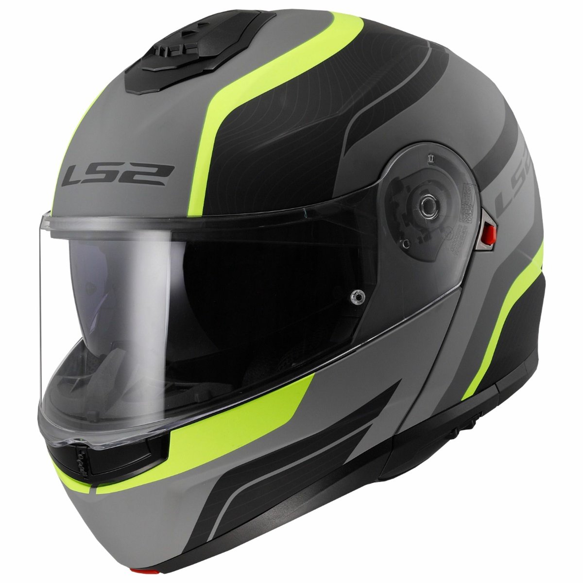 Modulaire motorhelm LS2 FF908 Strobe II Monza