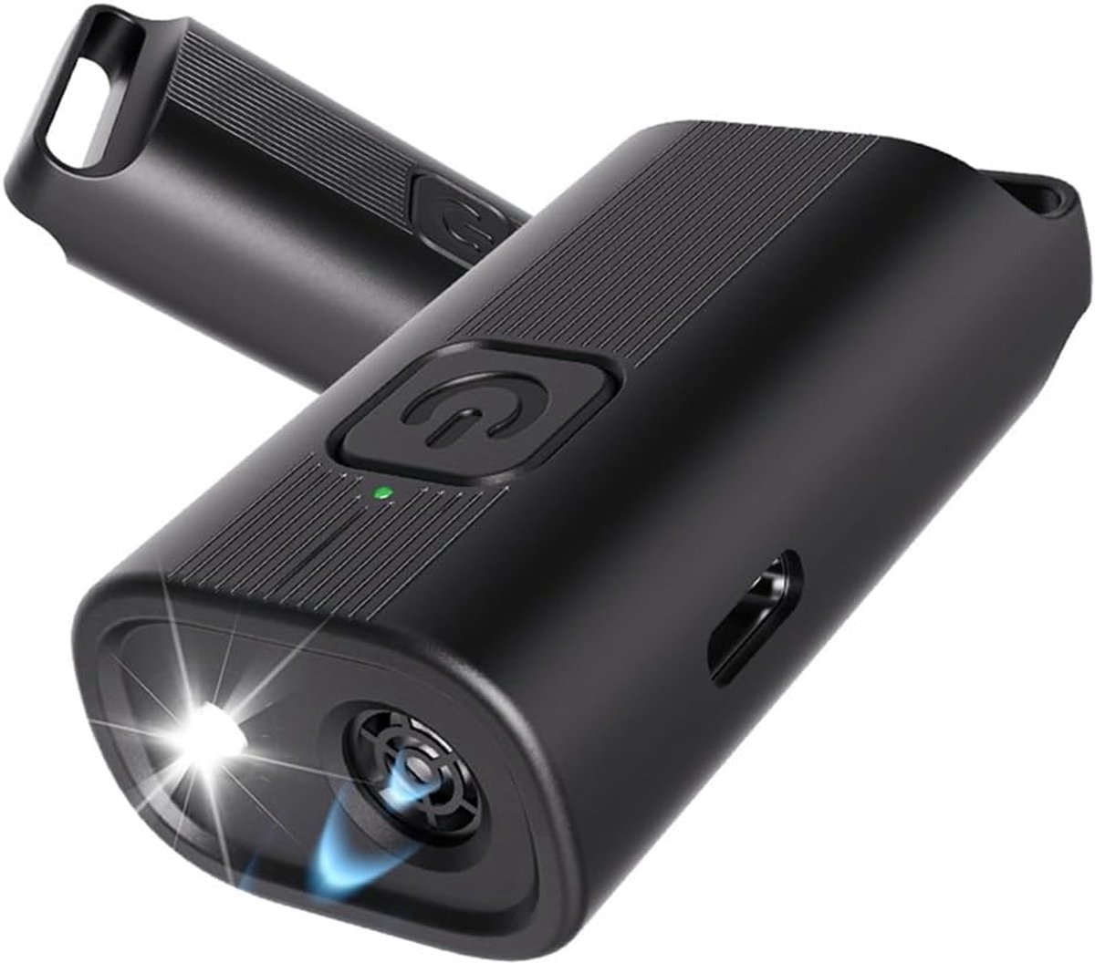 Oplaadbaar Ultrasoon Anti-Blaf Afschrikmiddel voor Honden met Groot Bereik en LED-zaklamp - Effectieve Anti-Blaf Trainer voor het Corrigeren van Hondengedrag