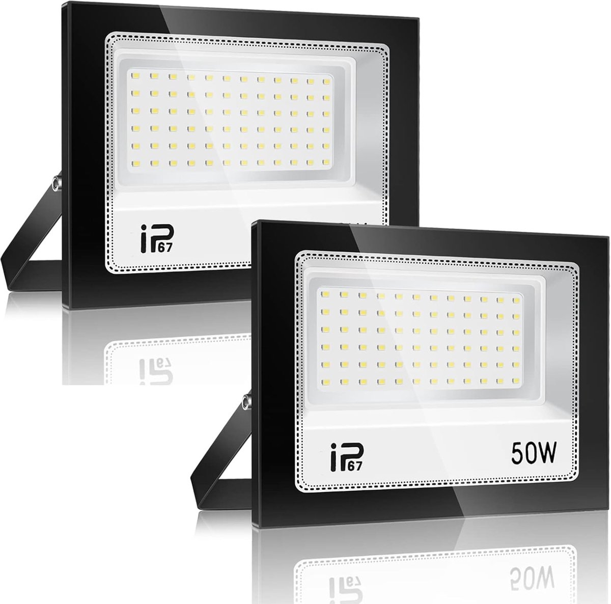 Led-spot - Aluminium - Superhelder 5000 lm - Waterdicht IP67 - Voor Buiten