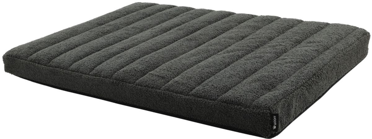Wooff Matras Teddy Antraciet - Hondenmatras - 100x70x7 cm