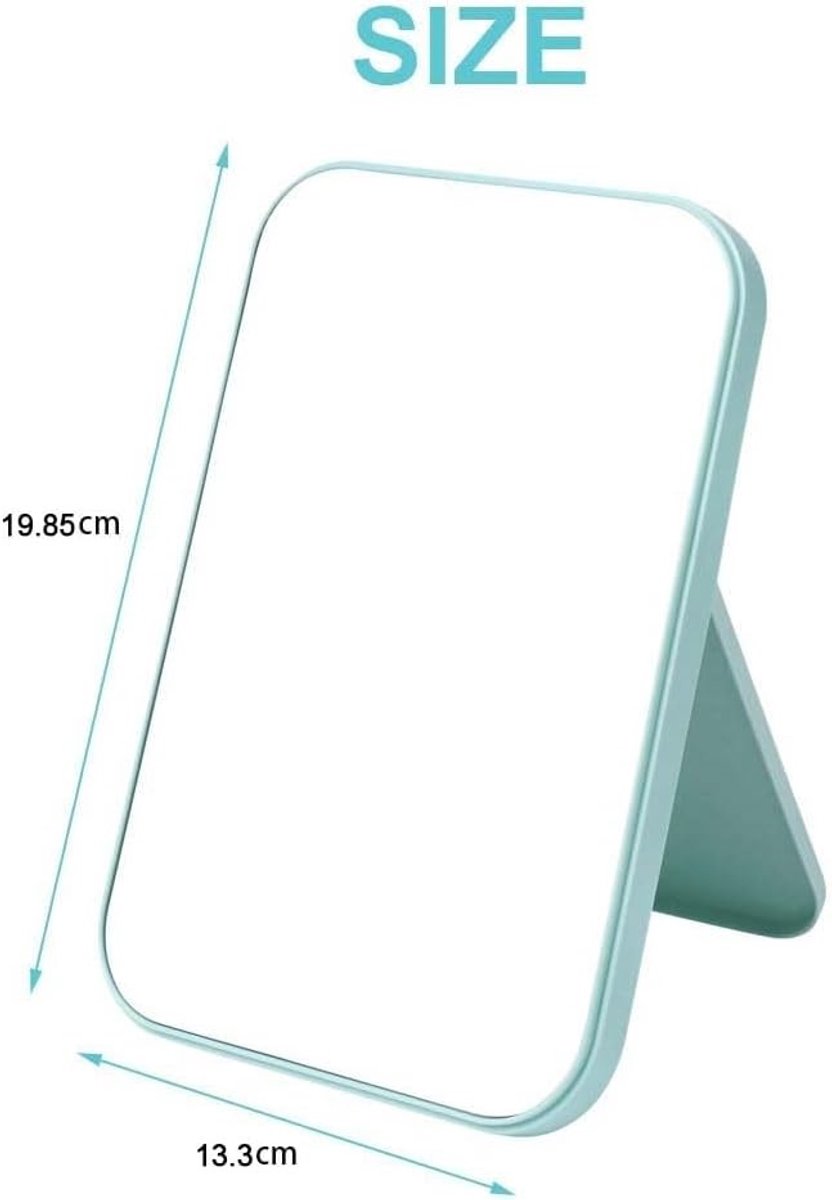 Draagbare Make-upspiegel - Opvouwbaar - High-definition Reflectie - Lichtgewicht en Compact - Voor Thuis en Reizen