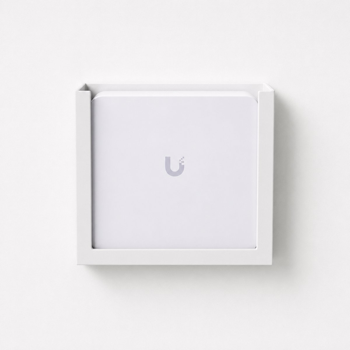 YUOM. Wandhouder geschikt voor Ubiquiti Cloud Gateway Ultra (UCG-Ultra) – Muurbeugel / Wall Mount – incl. Schroeven & Pluggen – Wit