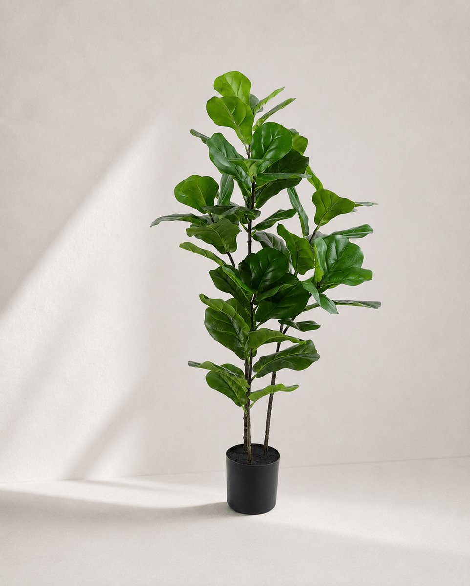 Fiddle Tree Kunstplant – Groen – 95 cm