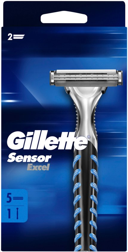 Support pour rasoir Gillette Sensor Excel + 5 Lames de rasoir