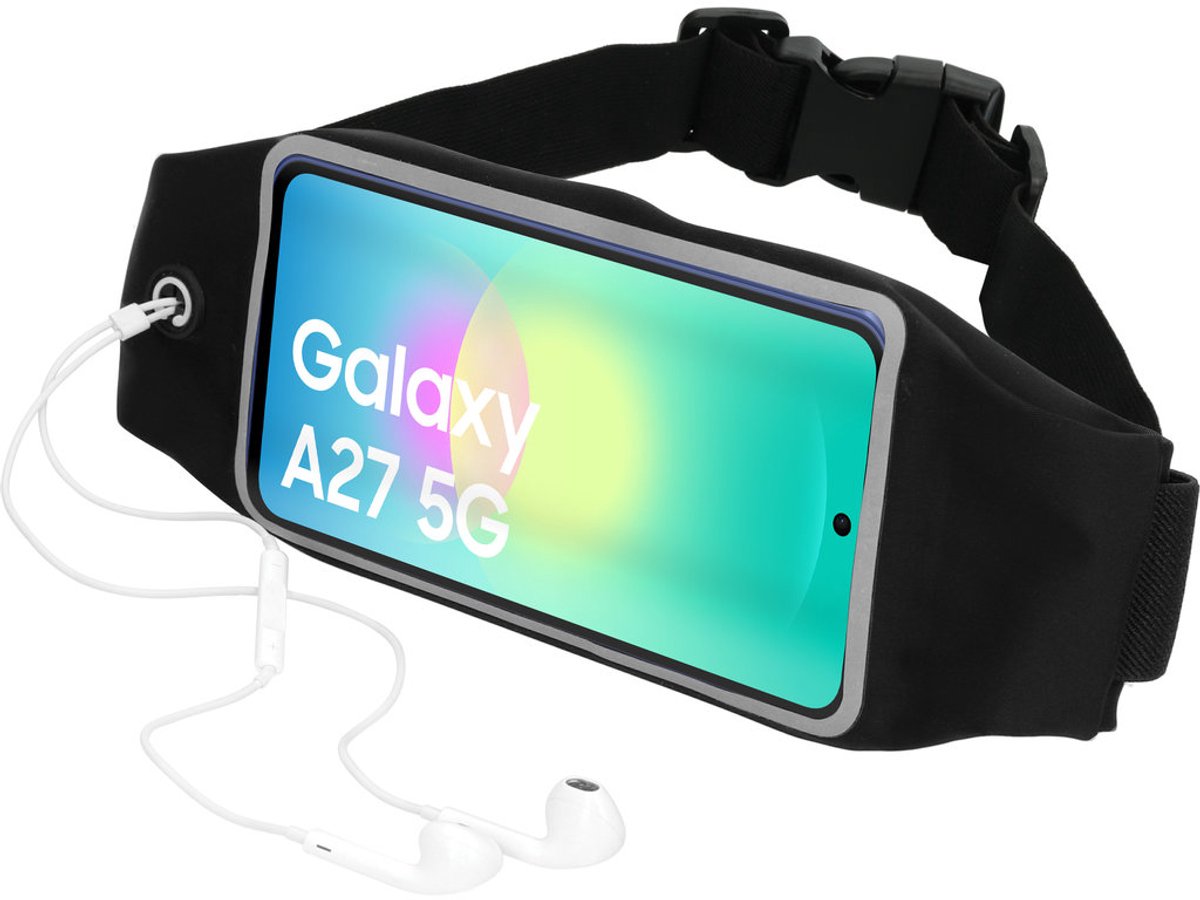 Mobiparts Comfort Fit Sport Belt geschikt voor Samsung Galaxy A27 - Zwart