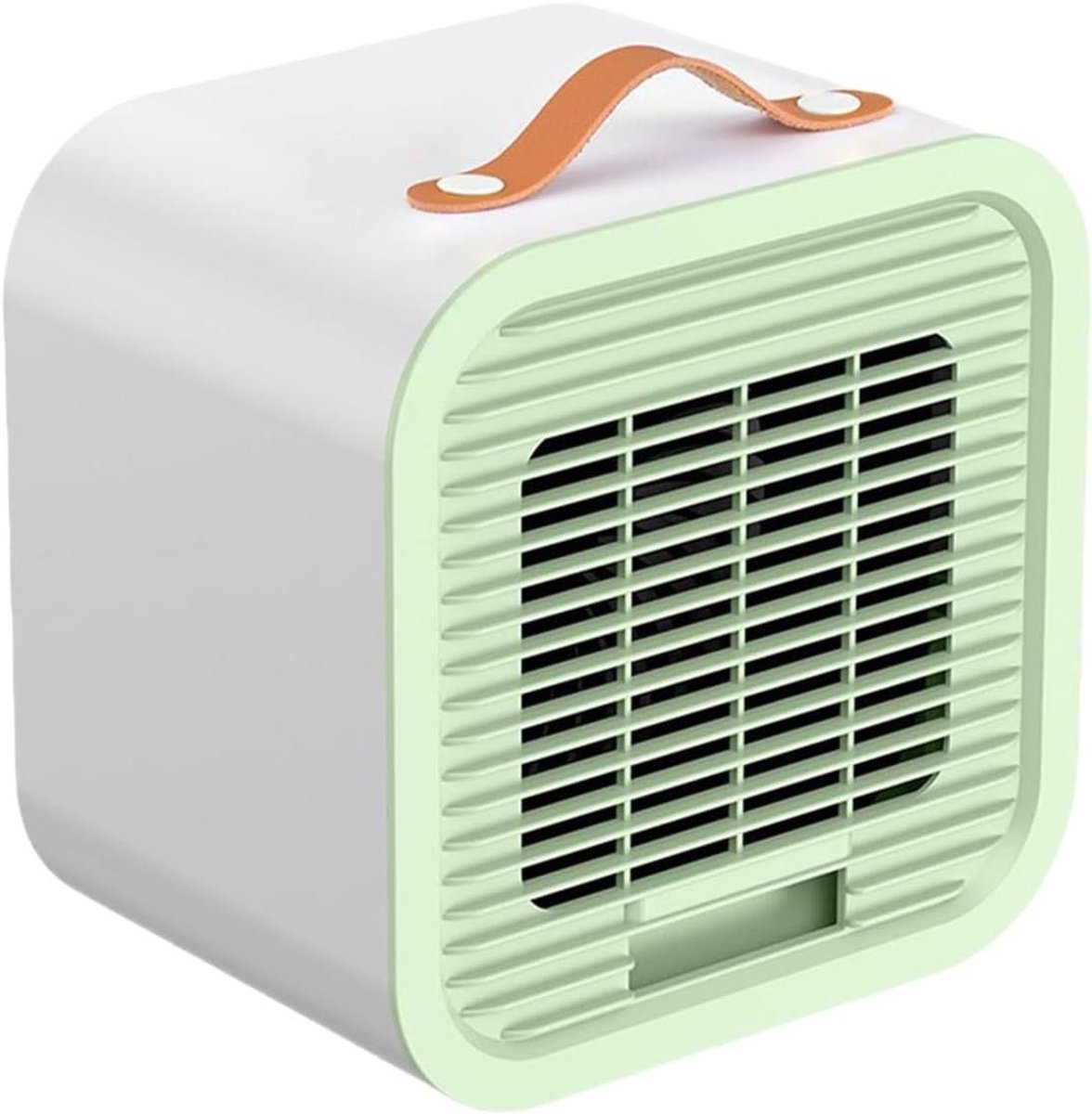 Draagbare AC Ventilator - Persoonlijke Koeler - Persoonlijke Koeling - 3 Snelheden - 13x17.8x13 cm - Groen