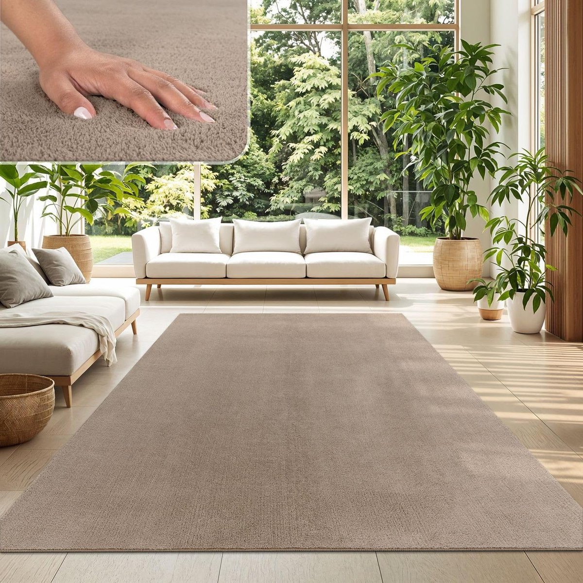 Vloerkleed Kortpolig - Modern Kleed - Woonkamer Inrichten - Geschikt voor vloerverwarming 