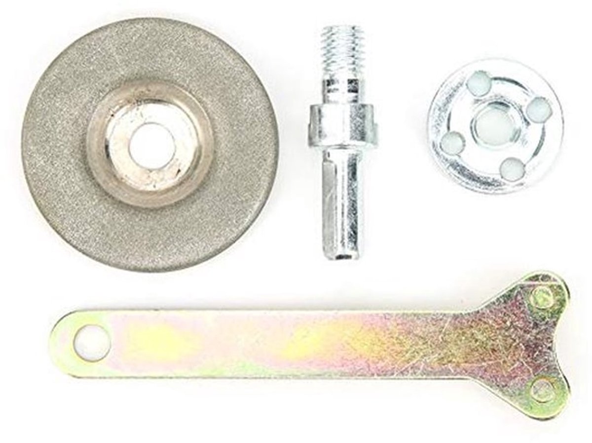 5,5 cm Diameter Slijpwiel Hoge Hardheid Slijpsteen Thuis Werk Gereedschap voor Vlakbeitel Boor Scharen (B)