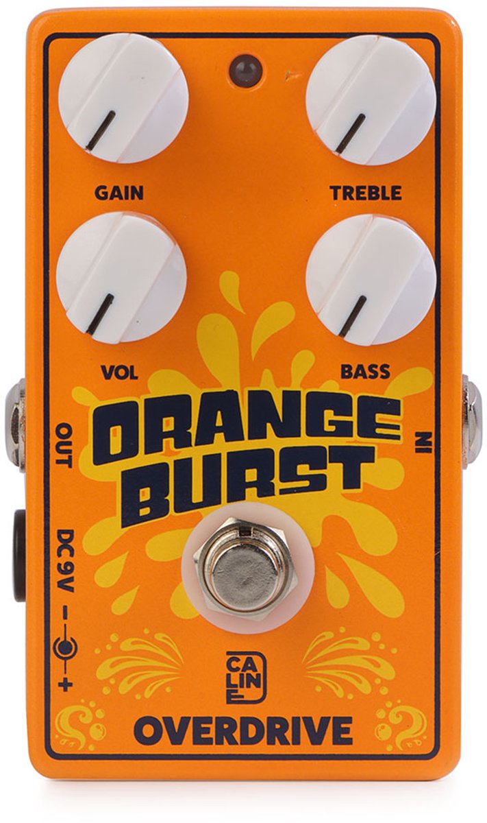 Caline CP-516 Orange Burst Overdrive Preamp Boost Effectpedaal