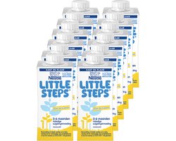 Nestlé Little Steps 1 - 0-6 maanden - Volledige zuigelingenvoeding - Kant en klaar - 12x200ml