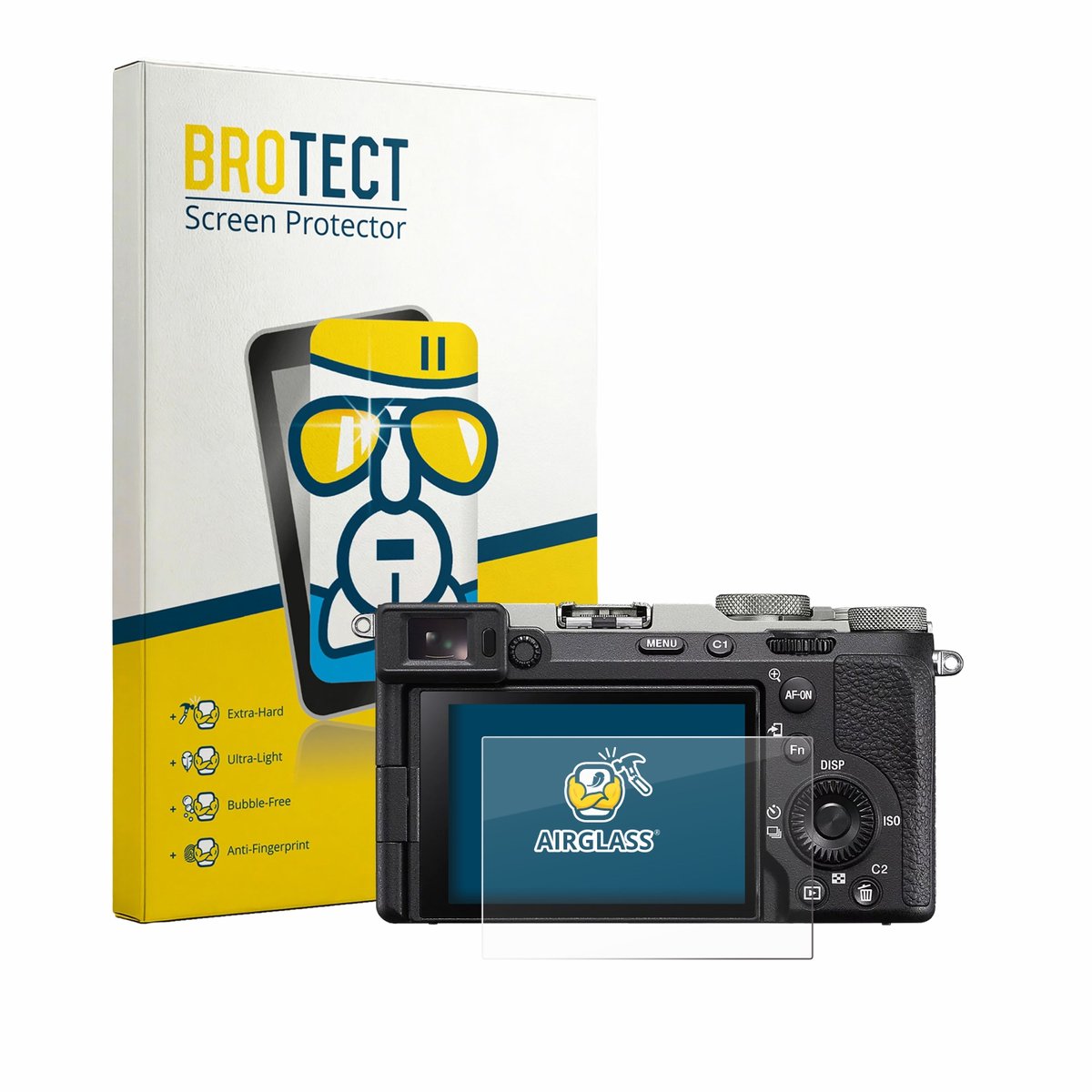 Screenprotector voor Sony A7C II Beschermglas transparant