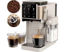 CIARRA CBSACM-D6 - Pistonmachine met Koffiemolen en Melkopschuimer - Halfautomatische…