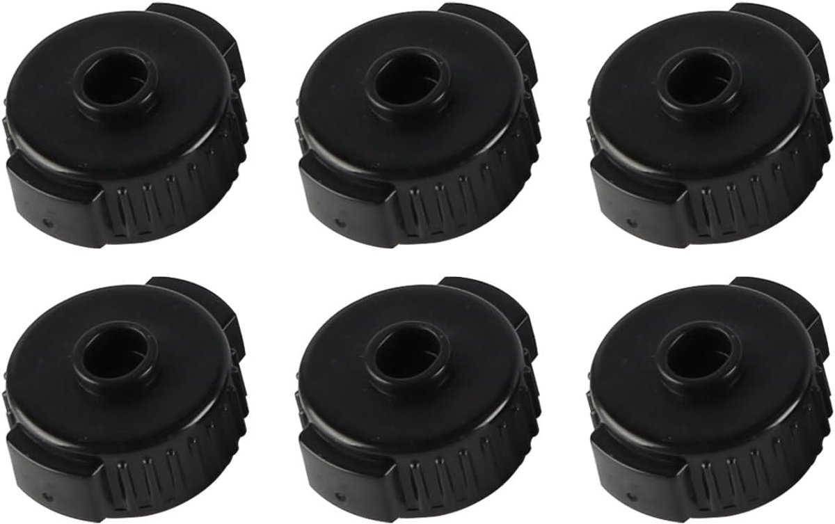 Set van 6 Snelle Ontgrendelmoeren voor Cymbalstand, Vervangingsonderdelen voor Drumaccessoires, Zwart, Geschikt voor Drummers en Percussionisten