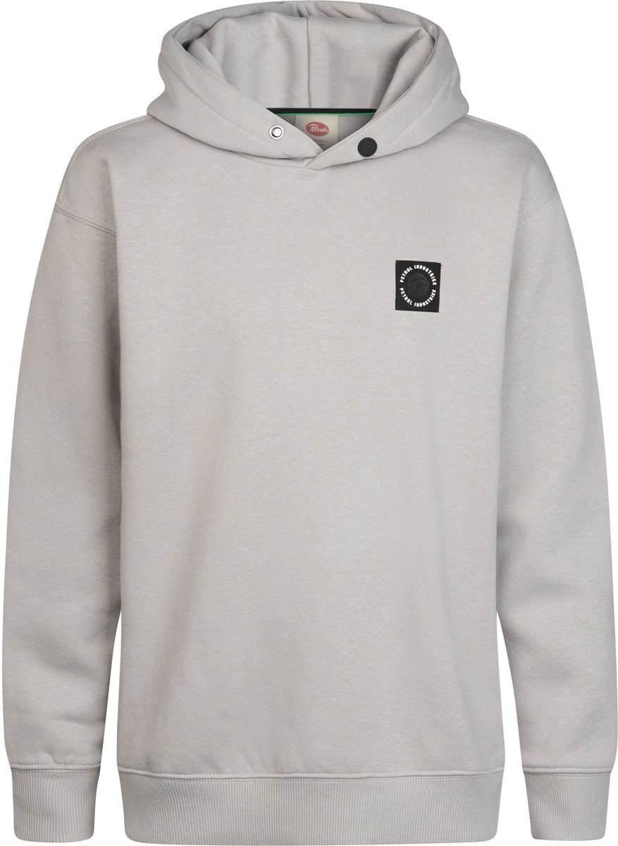 Petrol Industries - Jongens Relaxed hoodie millrun - Zwart - Maat 104