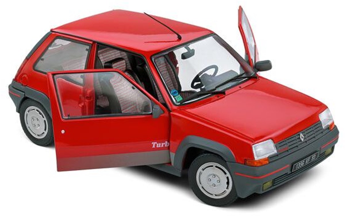 Modelauto Renault 5 GT Turbo MK I 1985 red - Schaal 1:18