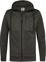Petrol Industries - Heren Hybrid fleece vest elmwood - Zwart - Maat XL