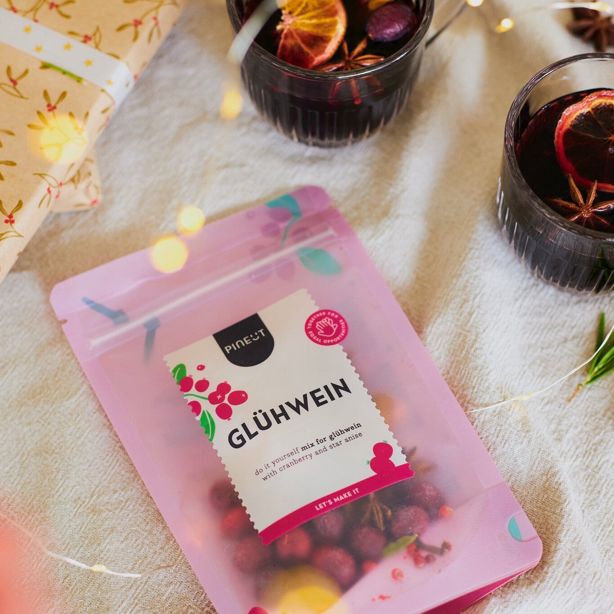 Glühwein | BIO | pouchbag | origineel winter cadeau — cadeau in Eten & Drinken - foto 3