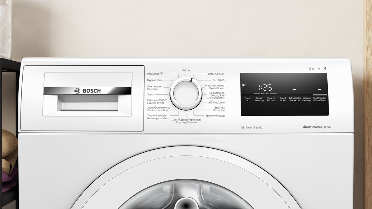 Bosch WAN2827YFG 8 kg met Iron Assist thumbnail 2