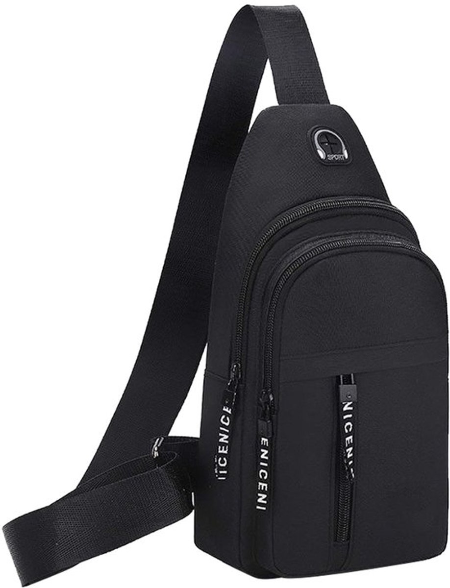 Stijlvolle Sling Rugzak - Handige Borsttas Crossbody voor Reizen - Waterfly Veelzijdige Schouderrugzak voor Mannen en Vrouwen, 1 stuk