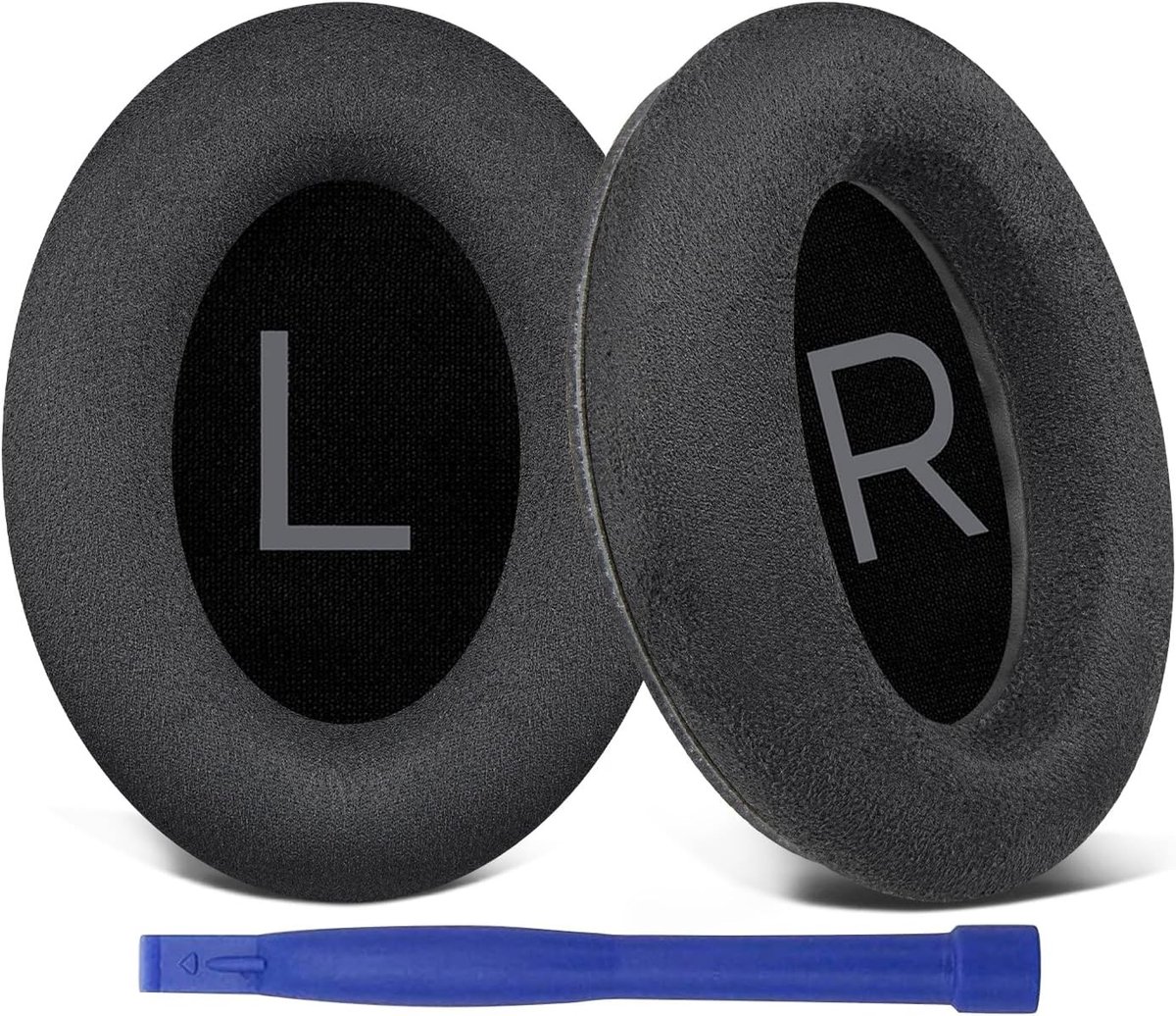 Vervangende Micro Suede Oorkussens voor Bose QuietComfort 45 en SE - Comfortabele Earpads met Hoge Dichtheid Schuim voor Duidelijke Geluidskwaliteit en Langdurig Gebruik