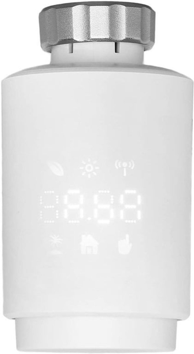 ZigBee Slimme Radiatorthermostaat - Radiator Actuator Valve Temperatuurcontroller met APP en Stemcontrole - Compatibel met Home/Alexa