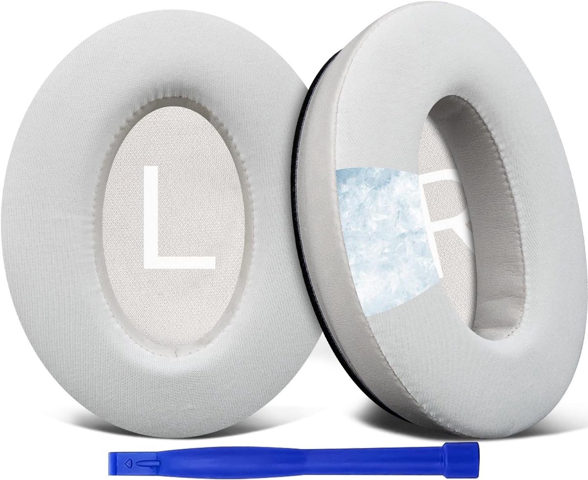 Comfortabele vervangende oorkussens voor draadloze over-ear hoofdtelefoons met gel, hoge geluidsisolatie en optimale pasvorm