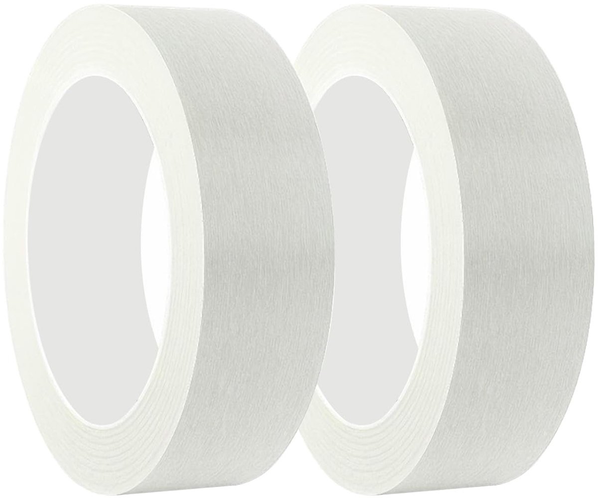 2 Rollen Masking Tape voor Schilderen, 30mm x 50m, Ideaal voor Renovaties, Klussen en Creatieve Projecten, Wit