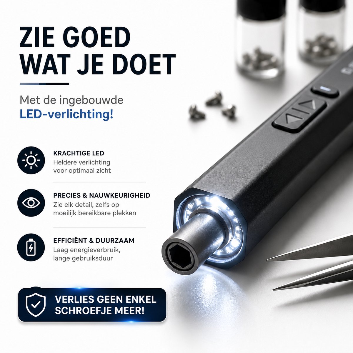 VUBIO Elektrische Precisie Schroevendraaier Set Elektrisch 36 in 1 thumbnail 2