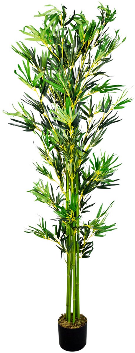 Valse Kunstmatige Plant Bamboe Plant Echt Hout Decoratie 180cm DECOVEGO