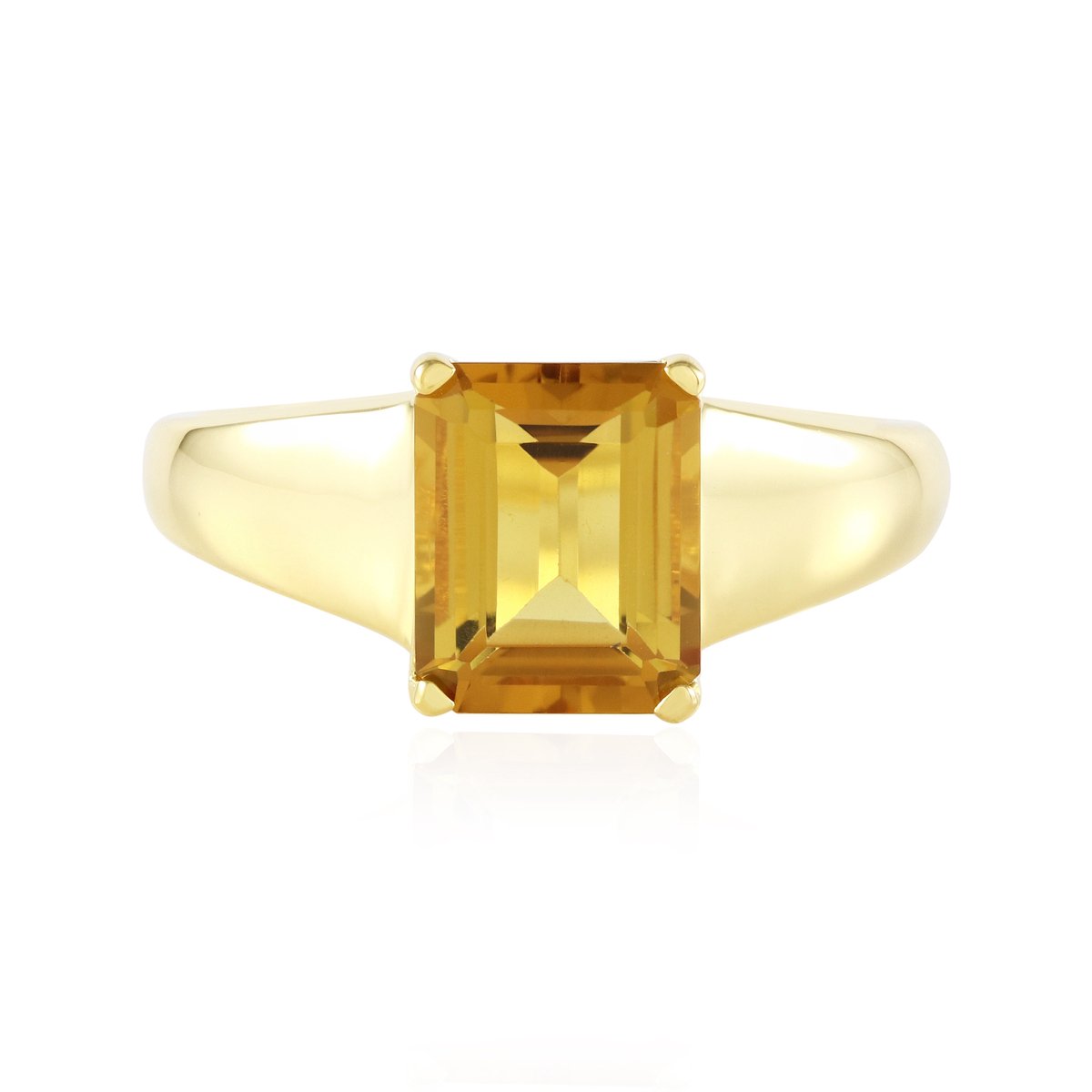 Cavill - Elegante Zilveren Ring 925 Sterling - 2,622 ct Braziliaanse Achthoekige Scapoliet - Verfijnde Damesring met Edelsteen