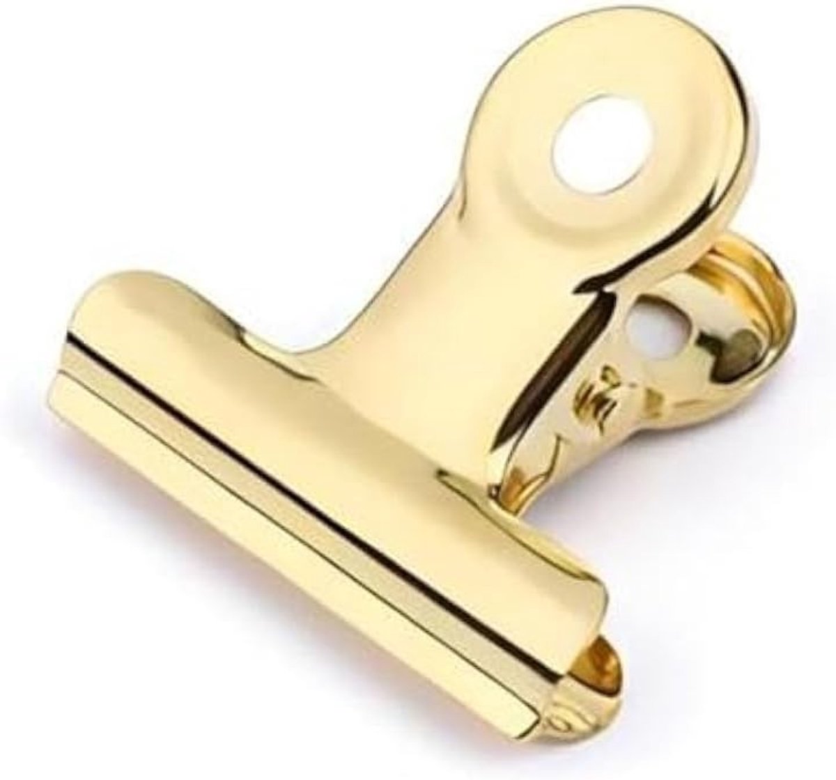 Mini Gouden Hinge Clips - 30 Stuks, Perfect voor Kantoor, Knutselen en Foto's (22mm)