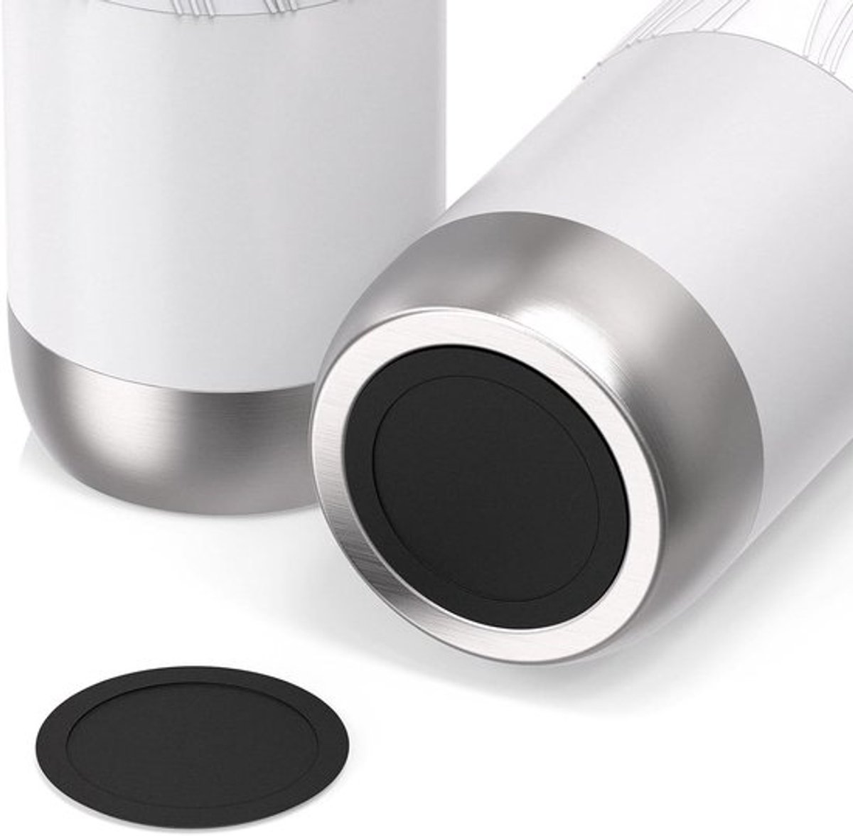 Waterfles bodempad - Anti-slip - Siliconen - Geluiddemper - Beschermer - Compatibel - Contigo Byron - Jackson Chill - 6 stuks