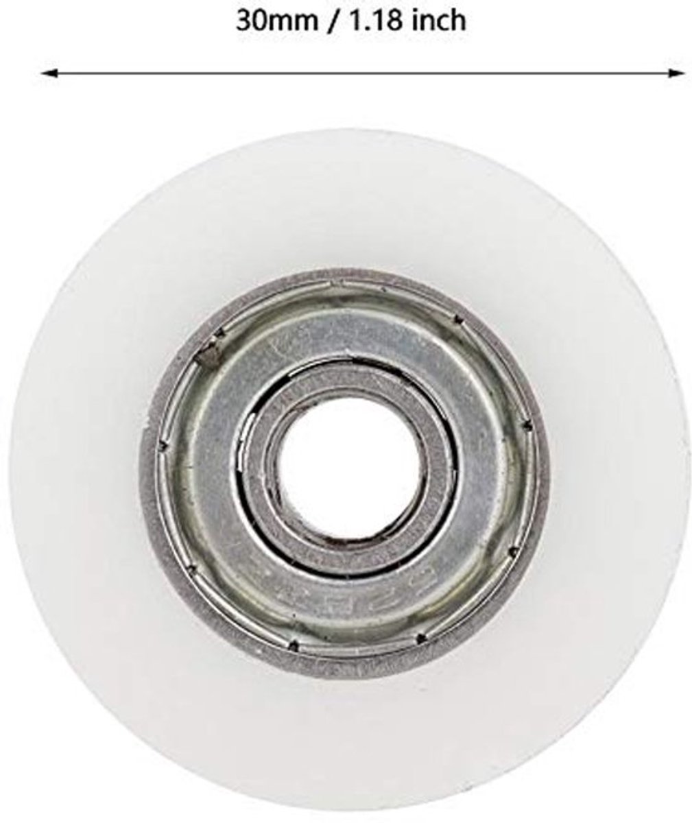 30mm Kas Deur Wiel vervanging Douche Deur Rollen Glazen Roller vervangingssets