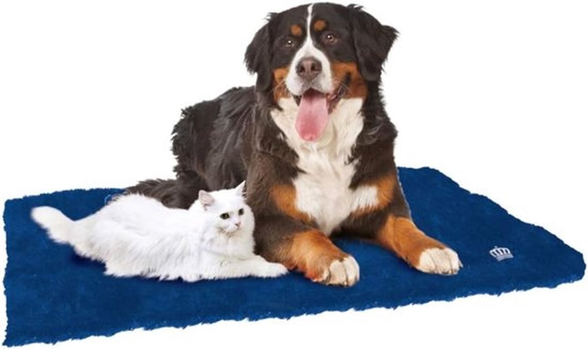 Zelf-verwarmend pad - comfortabele warmte - 1 stuk - grijs - stof