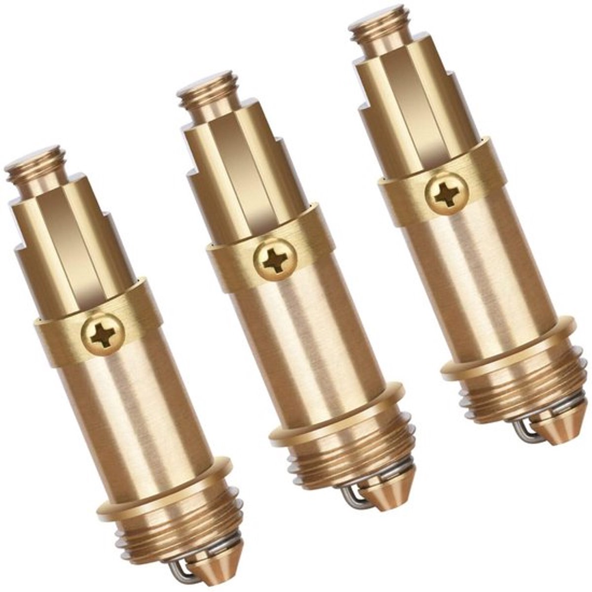 3 Stuks Pop Up Afvalonderdelen Interne Veer Sleufplug Bout, Pop Up Wastafels, Klikplug Wastafel Pop Up Plug, Vervangende Afval, voor de meeste Badkamer Badkuip Wastafel Afvoerplug
