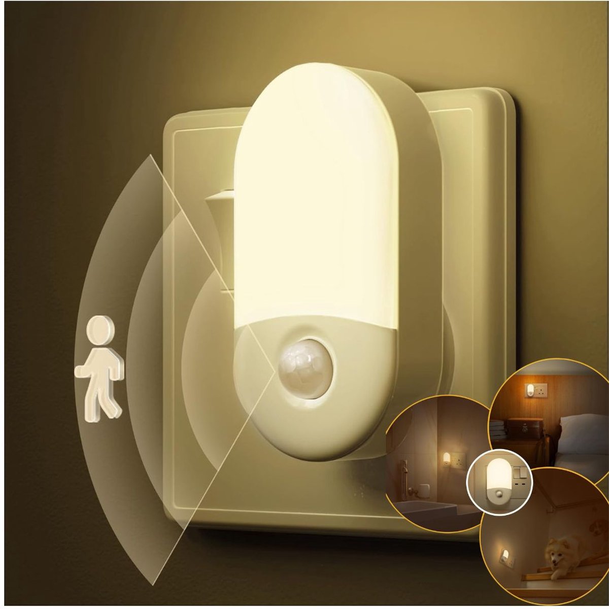 CLGP® Stopcontact Lampje - Stekkerlamp - Stekker Lamp - Nachtlamp