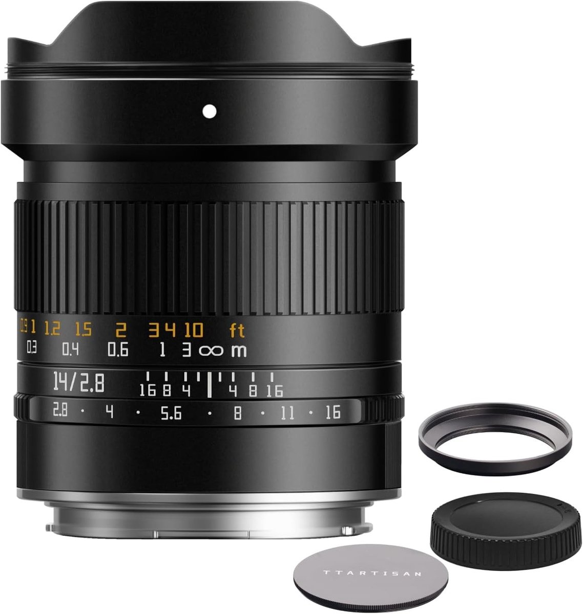 14mm F2.8 Ultra Wide Angle Handmatige Focuslens met 114° Kijkhoek en 77mm Filterhouder voor SL2 CL TL TL2, S1 S5, FP FP L Camera's - Ideaal voor Landschapsfotografie en Architectuur