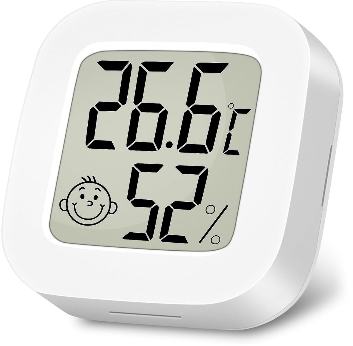 Digitale Hygrometer en Mini Indoor Thermometer met LED Display voor Thuis, Kantoor en Tuin - Nauwkeurige Vochtigheids- en Temperatuurmeting