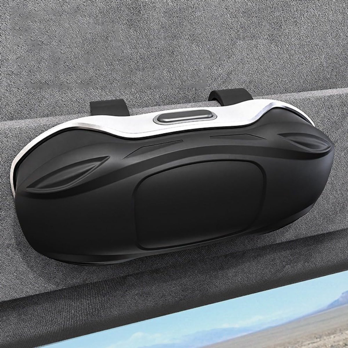 Car Glasses Case, ABS Plastic Zonnebril Houder voor Auto, Draagbare Brillen Opslag Organizer voor Rijden