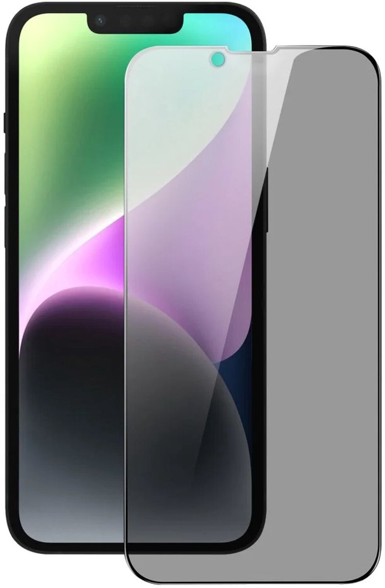 Dux Ducis Privacy Screen Protector Geschikt voor Apple iPhone 15 - 9H Tempered Glass - Beschermglas - Glasplaatje - Anti-Spy - Edge to Edge Bescherming