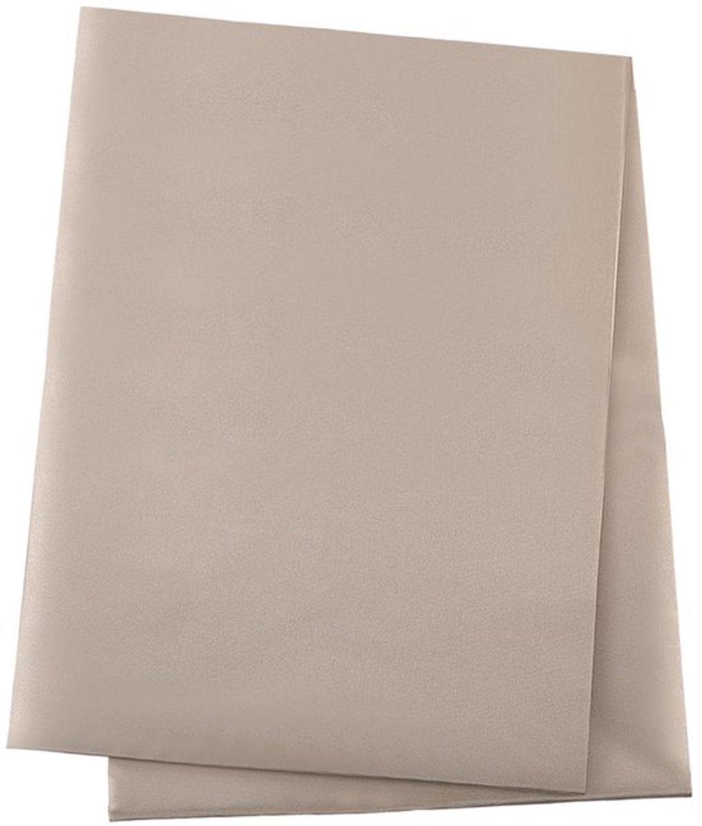 138 * 101cm Faraday-stof EMF-beschermende stof solide EMI, RF & RFID-afscherming Koperen doek Faraday-kooibescherming DIY-behuizing Draadloze afscherming voor wifi-cel RFID-bescherming, lichtgrijs