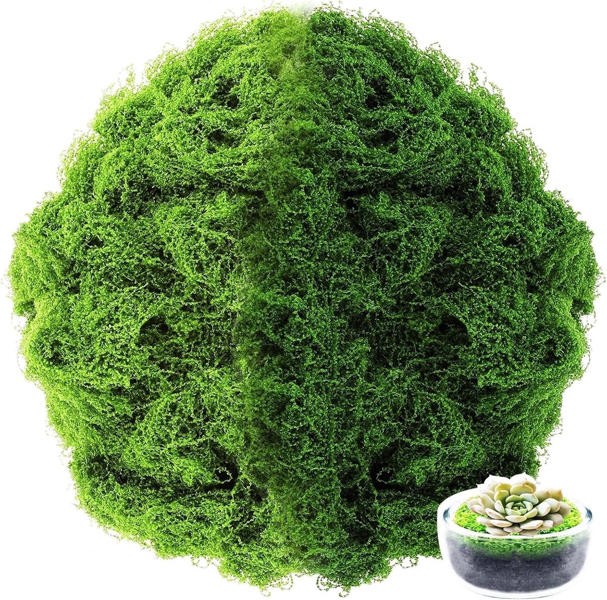 Decoratieve Kunstmos 300g voor Creatieve Projecten, Wanddecoratie en Modelbouw Planten